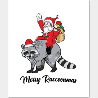 Merry Raccoonmas Posters and Art